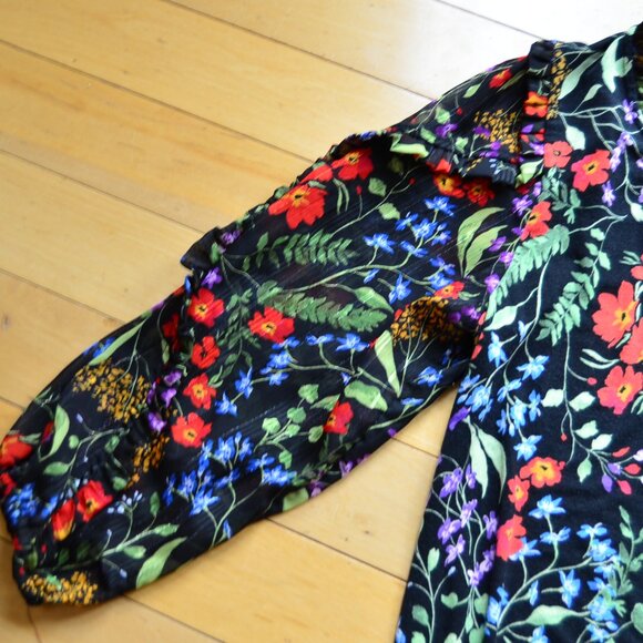 Maeve Anthropologie Jacquin Peasant Blouse Size S - Picture 5 of 12